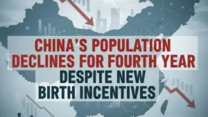 China's Population Declines for Fourth Year Despite New Birth Incentives