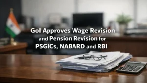 GoI Approves Wage Revision and Pension Revision for PSGICs, NABARD and RBI