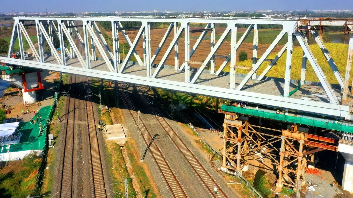 How Was a 100-Metre Steel Bridge Built for the Mumbai-Ahmedabad Bullet Train?