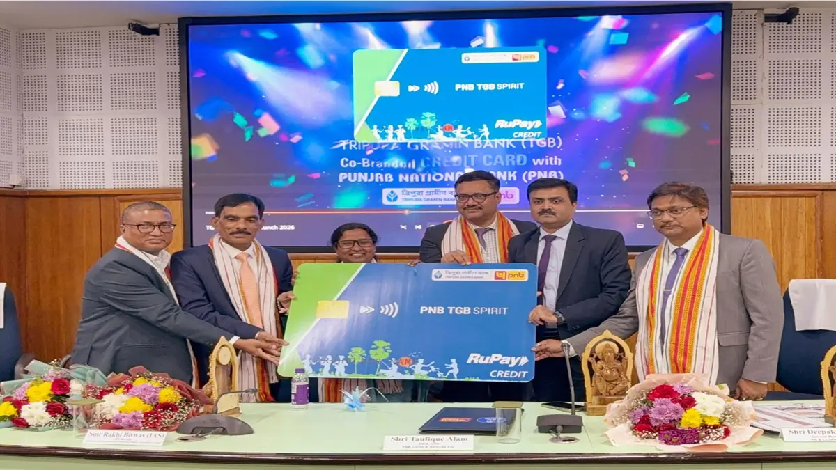 Tripura Gramin Bank Launches India’s First RRB Co-Branded RuPay Credit Card