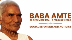 Remembering Baba Amte: 18 Years Since the Passing of the Social Reformer