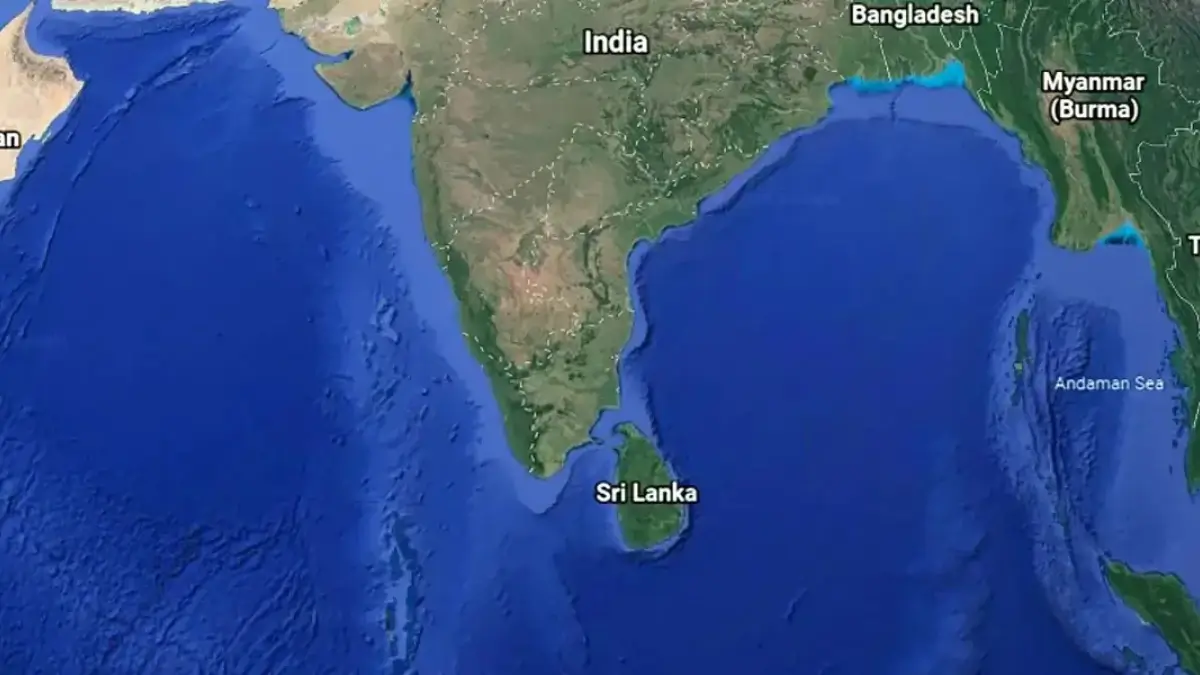 Which Country is known as the Tear Drop of India?