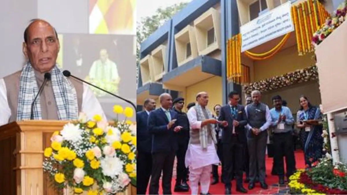 Rajnath Singh Unveils Missile Integration Facility & AI Push at BEL