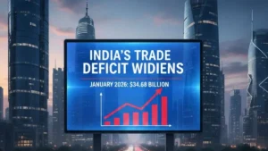 India’s Trade Deficit Jumps to $34.68 Billion! Why Did Imports Rise 19% in January?