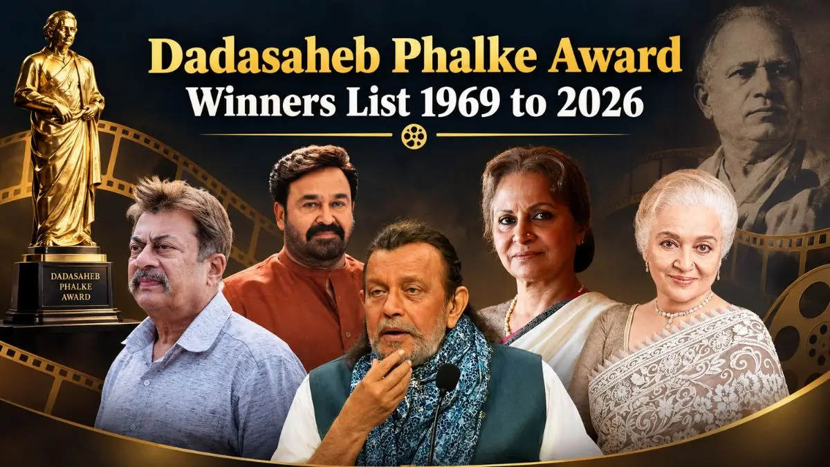 List of Dadasaheb Phalke Award Winners from 1969 to 2026, Check the Complete List