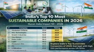 Top 10 Sustainable Companies in India 2026