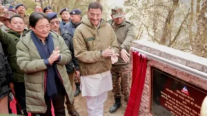 Raksha Rajya Mantri Opens Chungthang Lachen Road & Taram Chu Bridge in Sikkim
