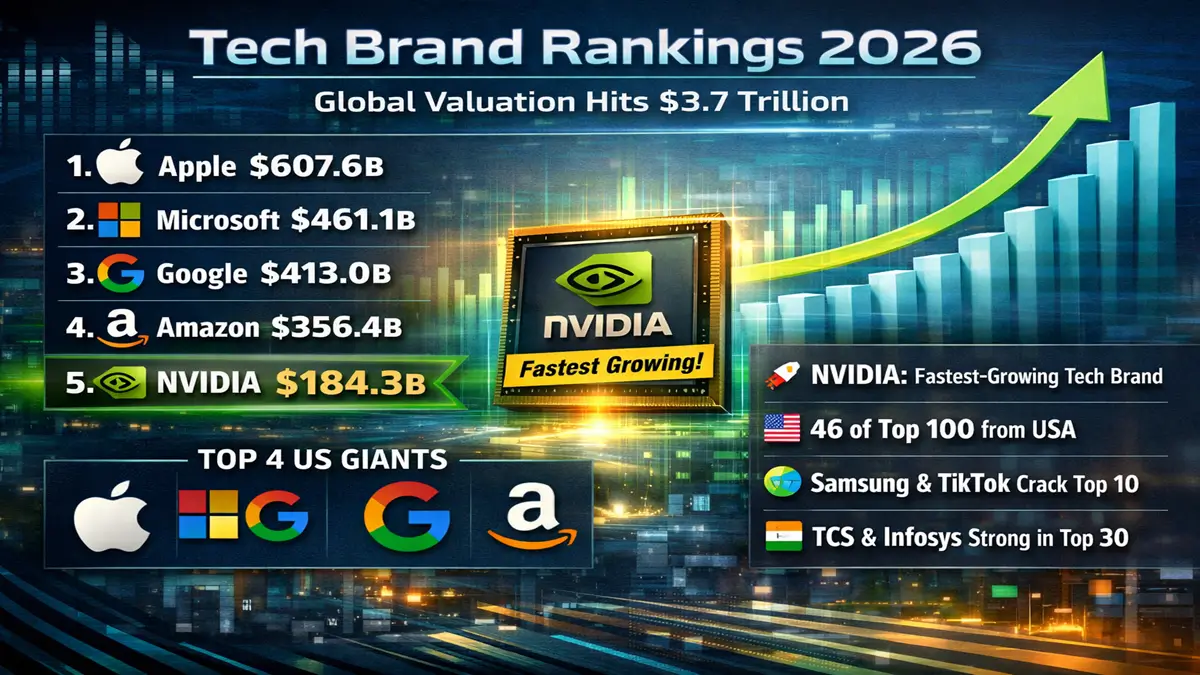 Top 10 Most Valuable Technology Brands in 2026