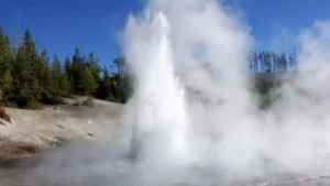 Yellowstone’s Rare Echinus Geyser Erupts Again After Six Years
