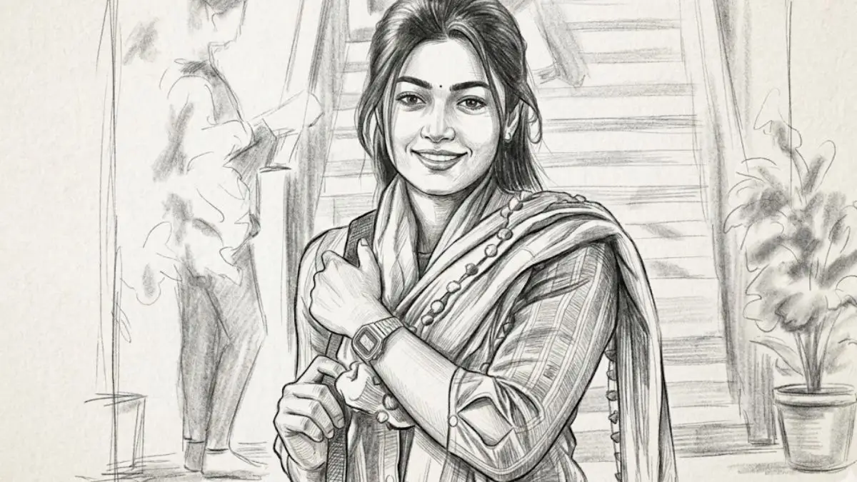 Rashmika Mandanna Best Actress Award At The Telangana Gaddar Awards