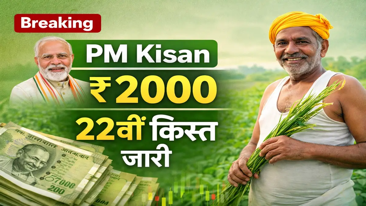PM Kisan 22nd Installment Released: ₹2,000 Credited to Farmers’ Accounts