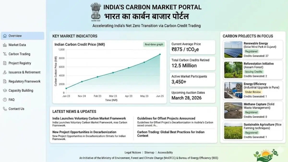 What is Prakriti 2026? Explore the key Objective of India's Carbon Market Portal