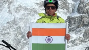 Against All Odds: Indian Cyclist Divya Singh Reaches Everest Base Camp