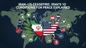 Iran–US Ceasefire: Iran’s 10 Conditions for Peace Explained