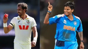 Mitchell Starc and Deepti Sharma named Wisden’s Leading Cricketers in the World for 2025