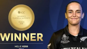 Melie Kerr Wins ICC Women’s Player of the Month for March 2026