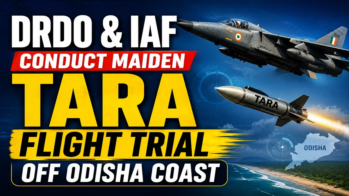 DRDO and IAF Conduct Maiden TARA Flight Trial Off Odisha Coast