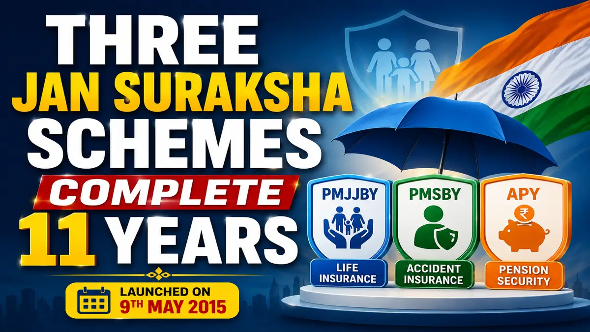 Three Jan Suraksha Schemes Complete 11 Years
