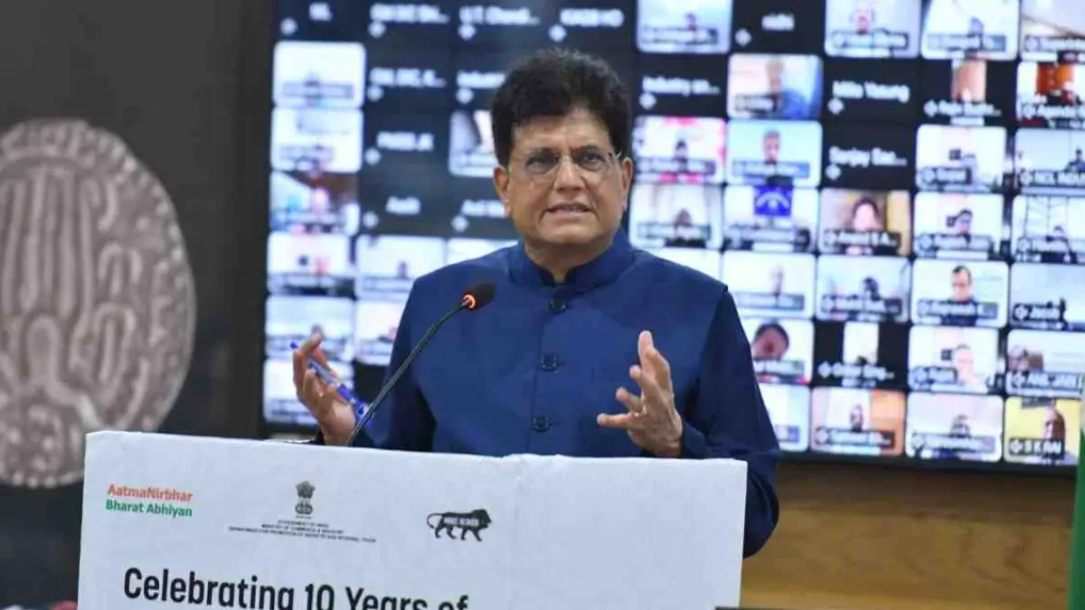 Piyush Goyal Announces Export Growth Plan at LEAPS 2025 Awards