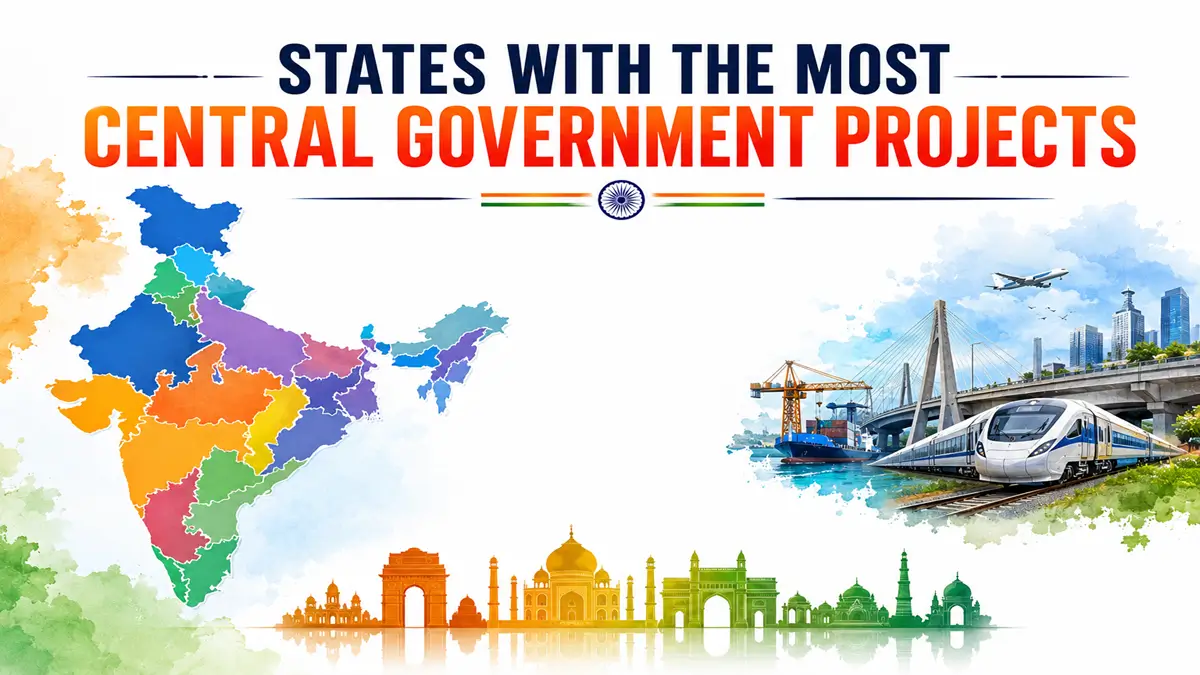States with the Most Central Government Projects: Maharashtra Leads the List