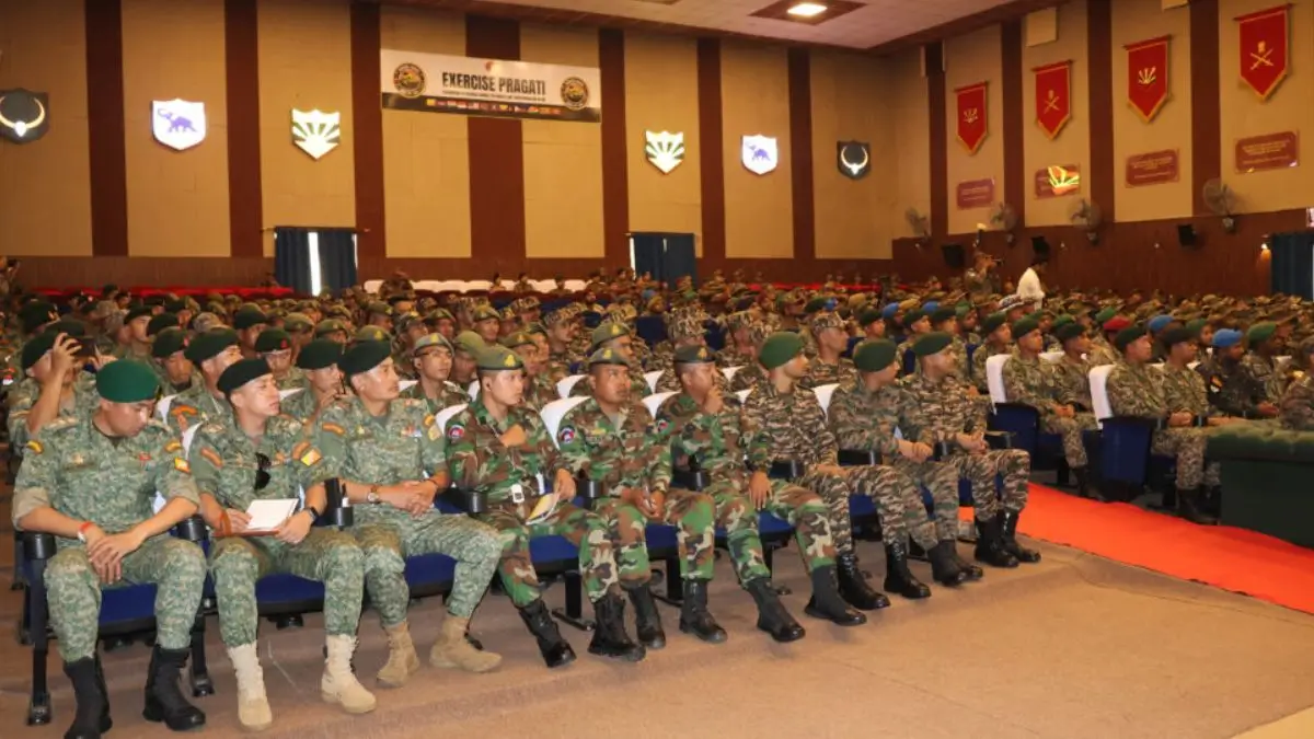 Military Exercise PRAGATI 2026 Kicks Off in Meghalaya with Forces from 12 Nations