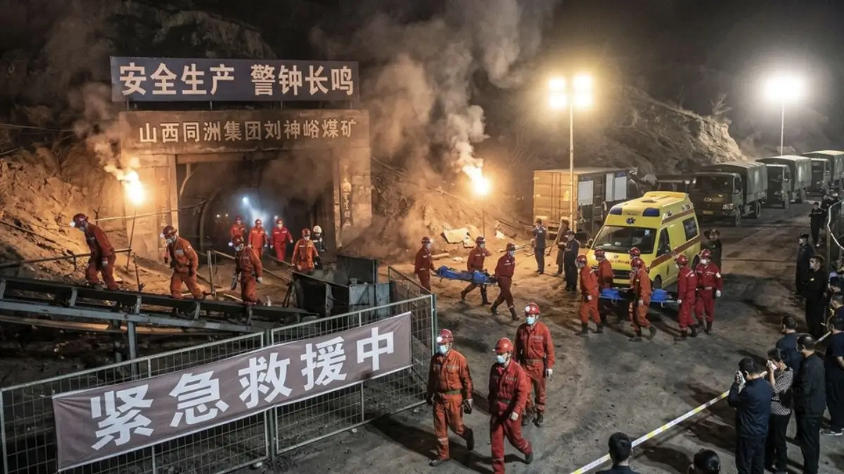 Deadly Coal Mine Explosion in China’s Shanxi Kills Dozens, Massive Rescue Operation Underway
