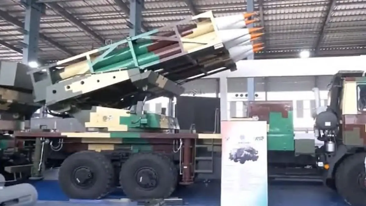 Rajnath Singh Launches India's First 300-km Rocket System Suryastra in Major Defence Boost