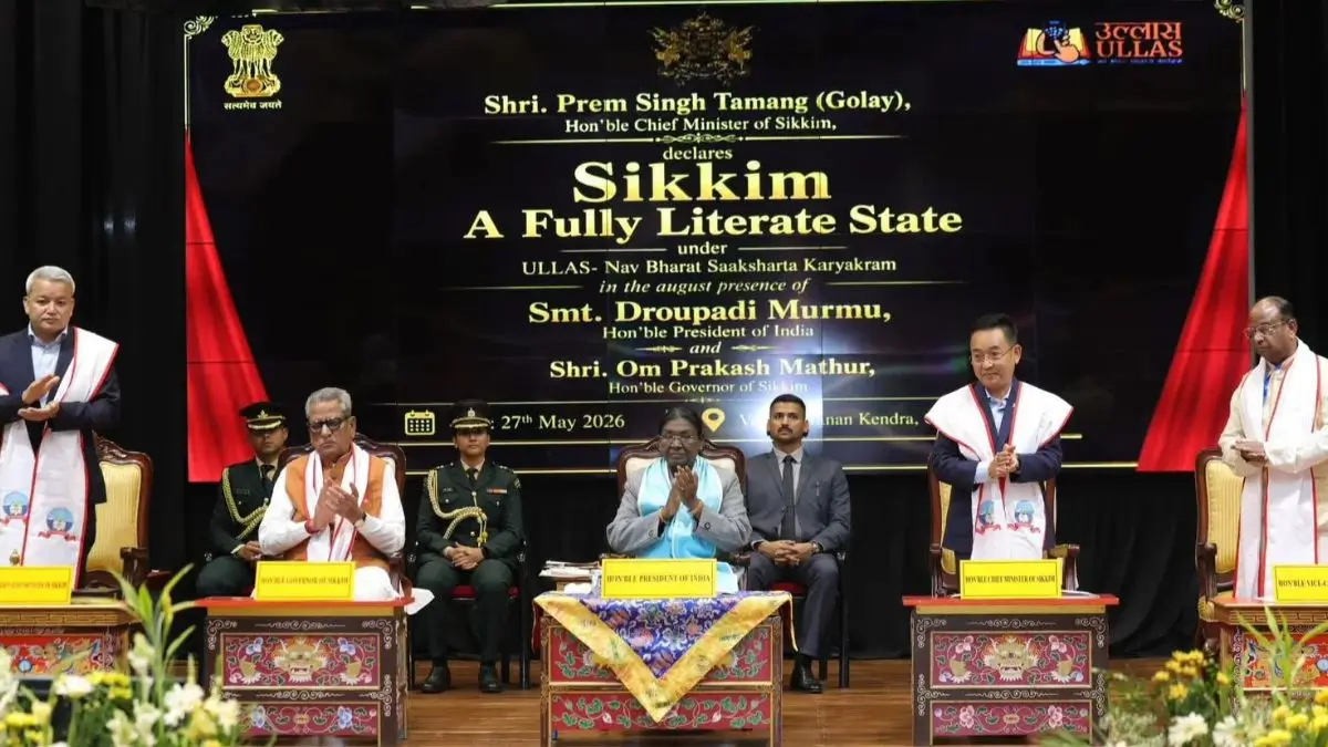 Sikkim Becomes India’s Fifth Fully Literate State Under ULLAS Initiative