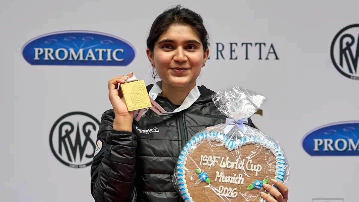 India’s Esha Singh Wins Gold with World Record Score at ISSF World Cup Munich