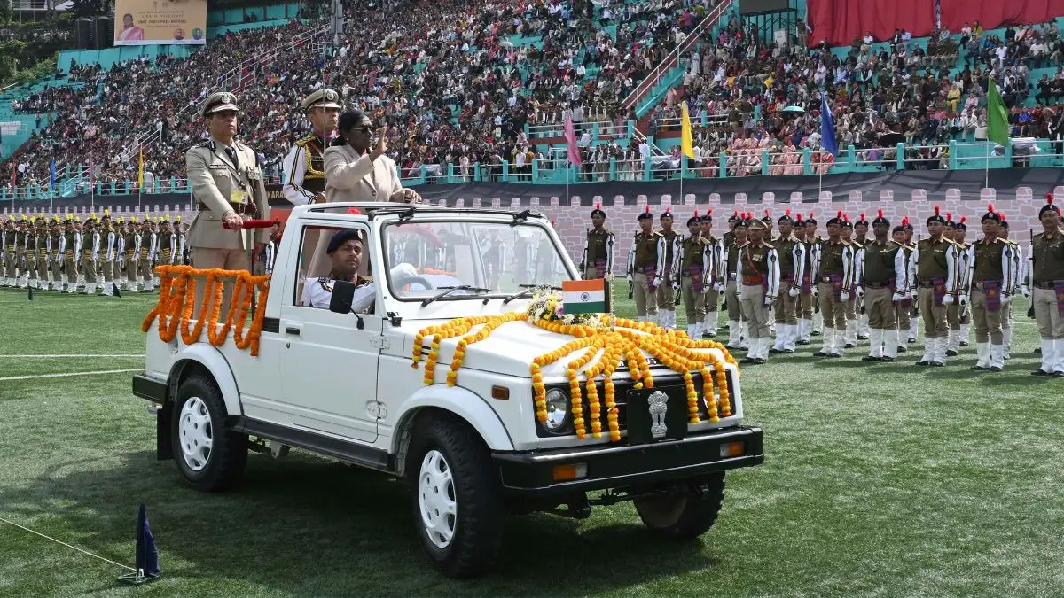 Sikkim Police Awarded Prestigious President’s Police Colour by President Droupadi Murmu