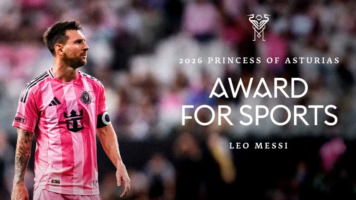 Messi Becomes First Footballer to Receive Prestigious Princess of Asturias Sports Award