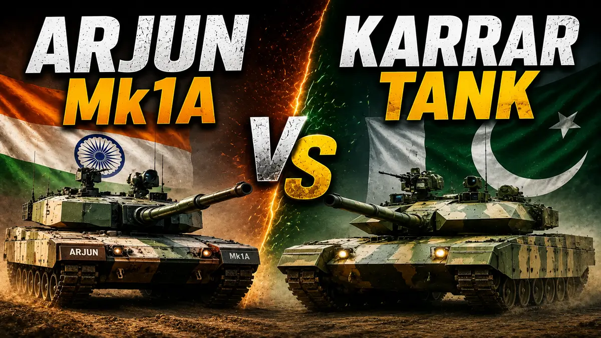 Arjun Mk1A vs Karrar Tank: Comparing India and Iran’s Main Battle Tanks