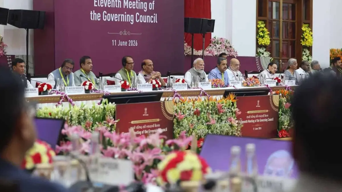PM Modi Chairs 11th NITI Aayog Meeting, Focuses on Viksit Bharat 2047