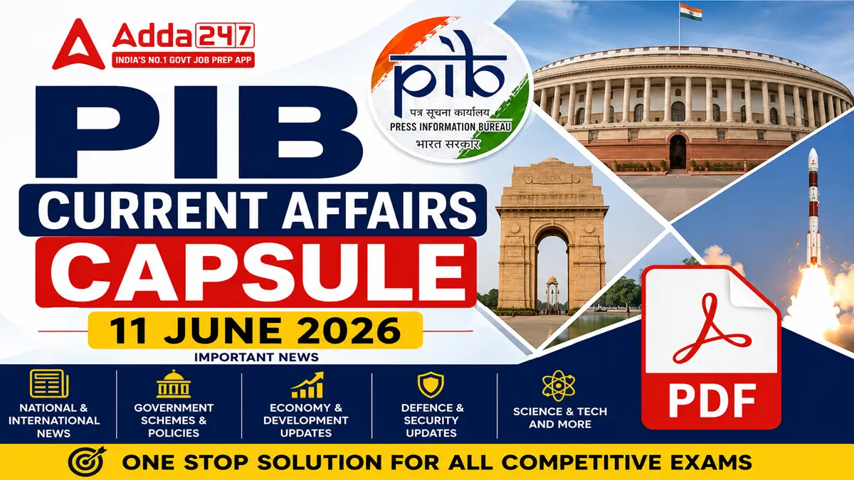 PIB Current Affairs Capsule PDF (11 June 2026)