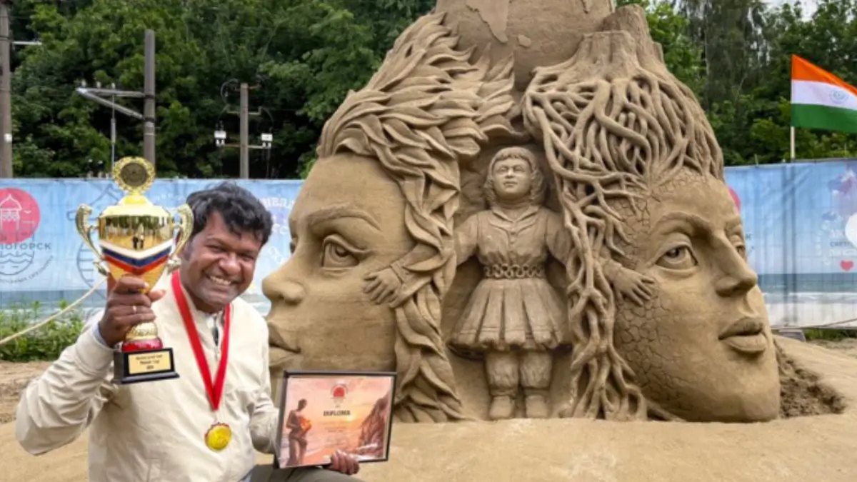 Sudarsan Pattnaik Becomes First Indian to Win Russia Grand Sand Master Cup 2026