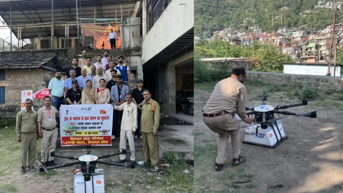 Department of Posts Starts Drone-Based Mail Transmission in Remote Himachal Areas
