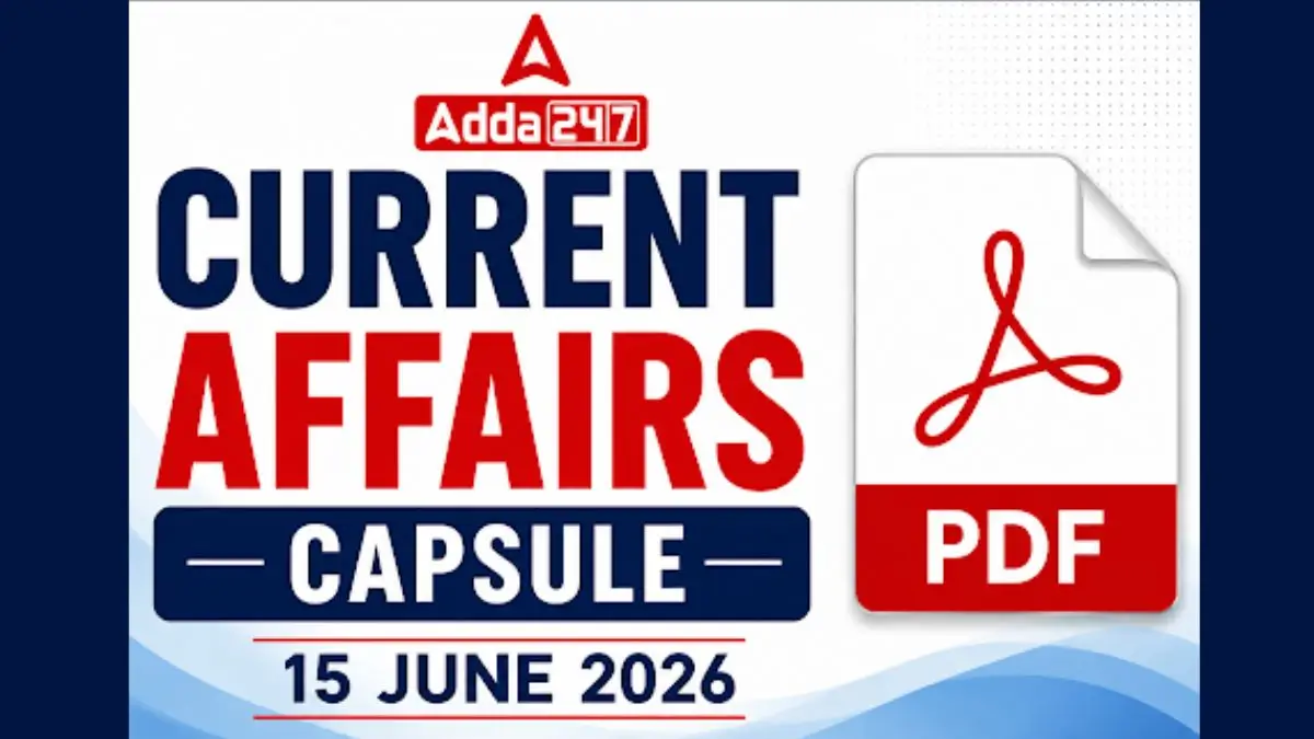 Current Affairs Capsule PDF (13 June 2026)