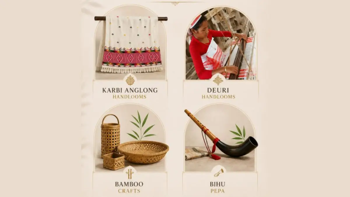 Assam Secures GI Tags for Four Traditional Products, Strengthening Cultural Heritage and Rural Economy