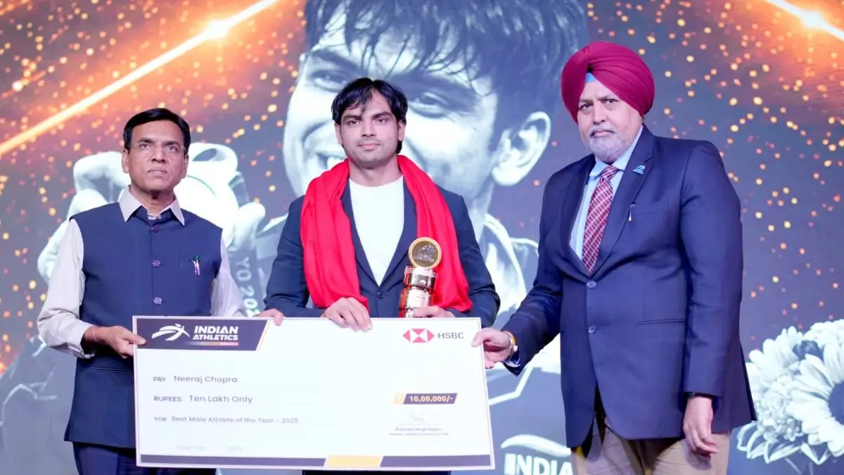 Indian Athletics Awards 2025: Neeraj Chopra and Parul Chaudhary Take Top Honours