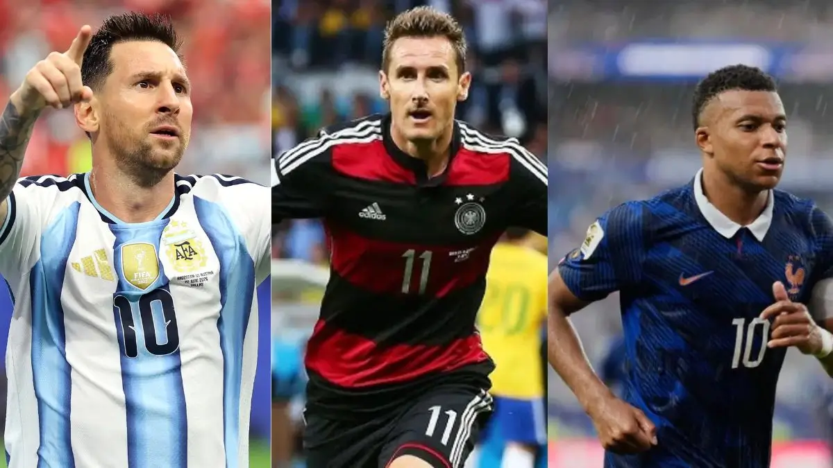 List of Players With Most Goals in FIFA World Cup History