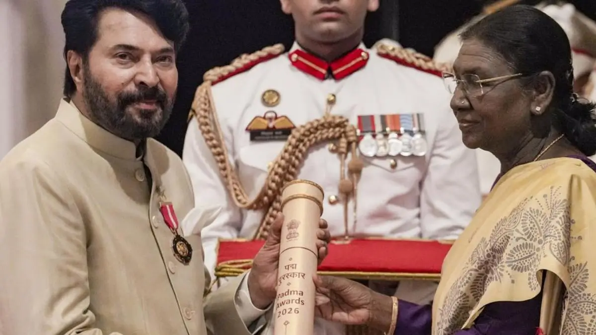 President Murmu Confers 65 Padma Awards; Rohit Sharma, Mammootty, R Madhavan Among Recipients