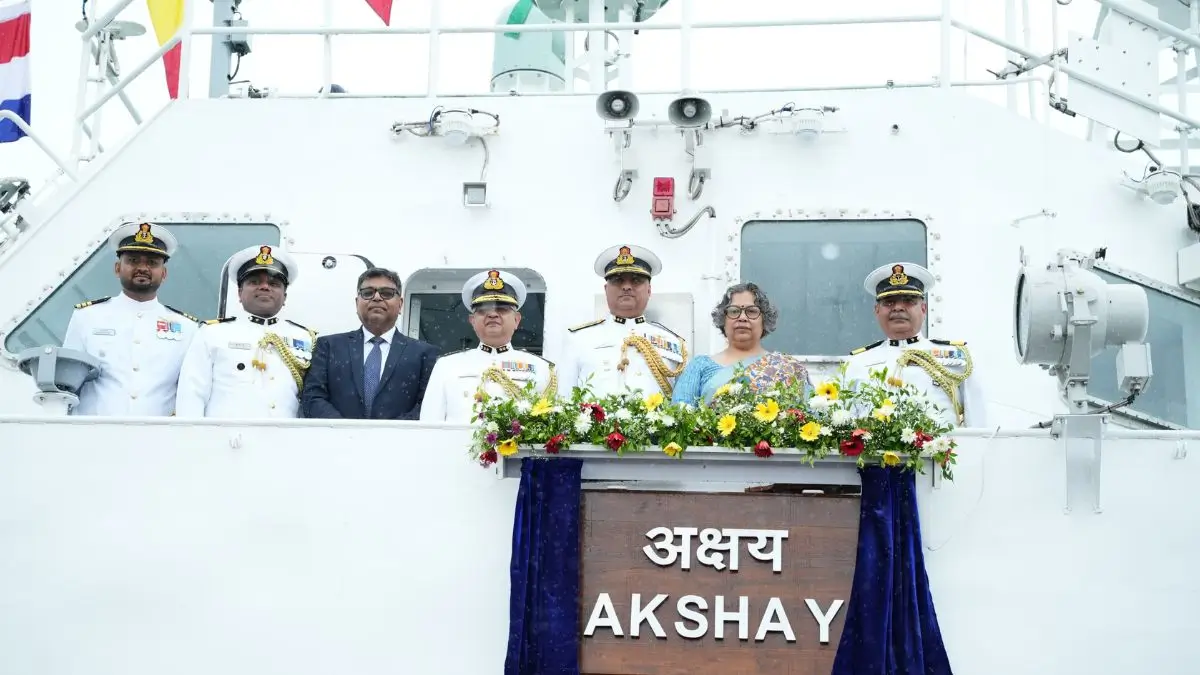 ICGS Akshay Commissioned into Bharatiya Tatrakshak Fleet