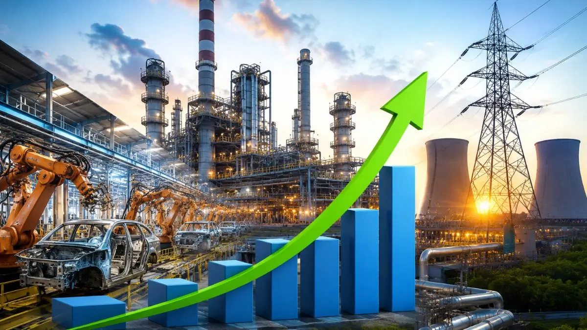 India's Industrial Output Growth Hits Five-Month High of 5.1% in May