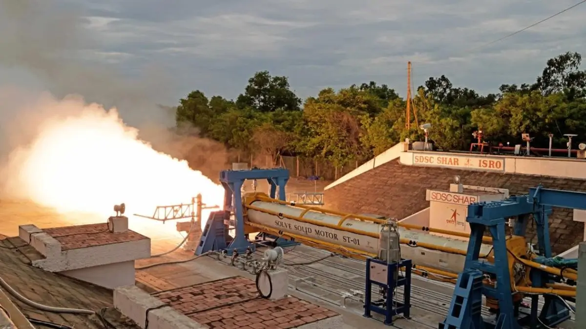 ISRO Conducts Ground Test of SOLVE Vehicle, Boosting India's Gaganyaan Human Spaceflight Mission