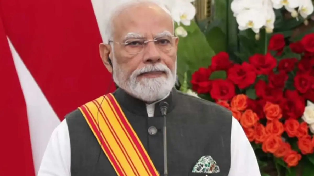PM Modi Receives Indonesia's Highest Civilian Honour 'Bintang Adipurna' During Jakarta Visit