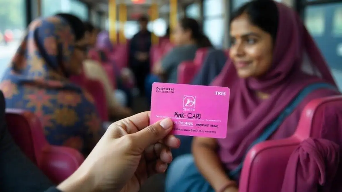 Delhi Makes Pink Saheli Smart Card Mandatory for Free Bus Travel from August 1