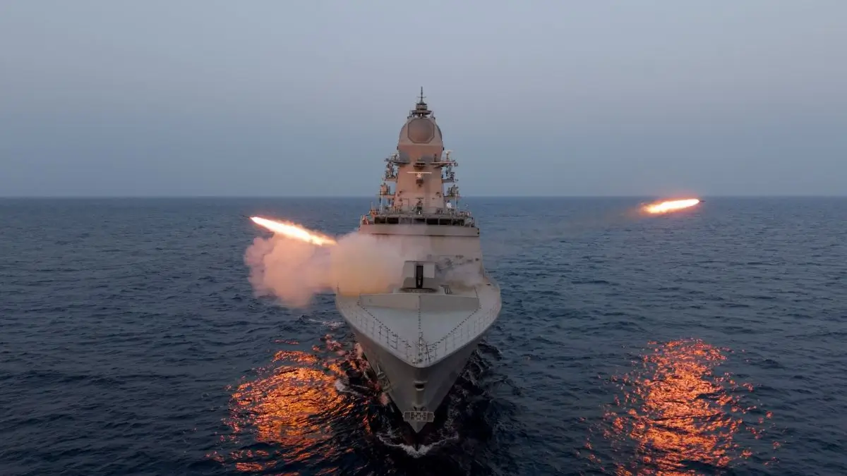 Indian Navy Commissions INS Mahendragiri Frigate into Eastern Fleet