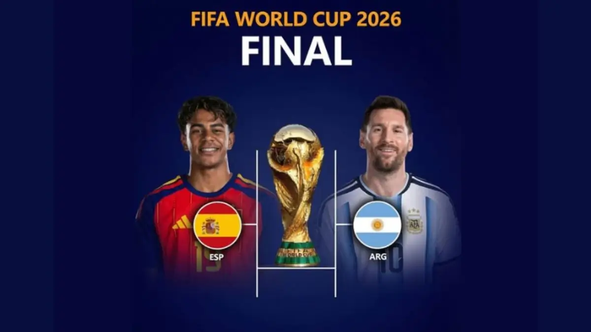 FIFA World Cup 2026 final are set and will be the most watched football game on earth, Argentina is going to compete with Spain in the finals of the FIFA World Cup 2026 after two fantastic semifinal matches, where both teams showed their readiness for the championship. The defending champions Argentina pulled off a stunning comeback against England, whereas Spain clinched an overwhelming win over its opponent France. The final match will feature the first two teams as per FIFA ranking, and it is regarded to be one of the most looked-forward-to finals in world football history. Fans across the globe will witness an exciting battle between Messi’s Argentina and Spanish team with Yamal and Rodri at the helm. FIFA World Cup 2026 Final: Date, Time & Venue The final match of the FIFA World Cup 2026 will take place on Sunday, July 19th, 2026, at the New York New Jersey Stadium (MetLife Stadium), which is located in the East Rutherford, New Jersey, USA. Key Points Match: Spain vs Argentina Tournament: FIFA World Cup 2026 Final Date: July 19, 2026 Venue: New York New Jersey Stadium (MetLife Stadium), East Rutherford, New Jersey Kick-off Time: 3:00 PM ET Indian Time (IST): 12:30 AM, July 20, 2026 This will be the last match of the newly expanded FIFA World Cup, which consists of 48 teams in total, and will end the tournament that lasts for a month and takes place in North America. Spain's Journey to the Final of the FIFA World Cup 2026 Spain has had one of the best World Cup campaigns of its history since they gained the title in 2010. Even though Spain started the tournament with a surprising 0-0 draw against Cape Verde, Luis de la Fuente's players managed to find their form quickly as they won against Saudi Arabia (4-0) and Uruguay (1-0) during group matches. The following teams were eliminated by Spain, Austria (2-0)(Round of 32) Portugal (1-0)(Round of 16) Belgium (2-1)(Quarterfinal) France (2-0) (Semifinal) One of the biggest advantages of the Spain national team is their impressive defense since they conceded only one goal during the tournament making them the most defensively strong team before the final. The Journey of Argentina to the Finale Argentina looks every inch the defending champions as they defeated all the oppositions in their quest for another title by winning all seven matches in this tournament. Argentina began their title defence with a huge 3-0 win over Algeria in the opening match, which saw Lionel Messi score his first-ever World Cup hat-trick. The team later on defeated both Austria and Jordan and went on to win dramatic matches through the knockout stages. In the knockout phase, they defeated, Cape Verde (3-2) - after Extra Time Egypt (3-2) Switzerland (3-1) - after Extra Time England (2-1) - in the semi-finals Argentina guaranteed their passage to the finals after a stunning comeback against England after being down 1-0 at halftime. Enzo Fernández and Lautaro Martínez scored two goals for Argentina, both assists provided by Lionel Messi Lionel Messi Keeps Making World Cup History Lionel Messi has once again proven why he is considered as one of the best players in the history of football at 2026 FIFA World Cup. Now, performance achievements of the Argentine player include becoming the all-time leading scorer in the history of the tournament, becoming the all-time leading assist provider in the history of the tournament, and leading the Golden Boot race with 8 goals and 4 assists (before final). In addition, he also played the important role in Argentina's semifinal victory by getting two assists. Through this, Messi has a chance to take Argentina to win FIFA World Cup titles for the second time in a row which is only achieved by Italy (1934 & 1938) and Brazil (1958 & 1962). A Historic FIFA World Cup Final The 2026 final will bring several important milestones. It will be, The first World Cup final pitting the holders of both the Copa América and the UEFA European Championship. A clash of the top-ranked sides according to FIFA World Rankings. Argentina's chance to become back-to-back World Cup winners. Spain's chance to win their second-ever FIFA World Cup after their success in 2010. Both teams are coming into the final in very good shape, guaranteeing a high-quality tactical showdown.