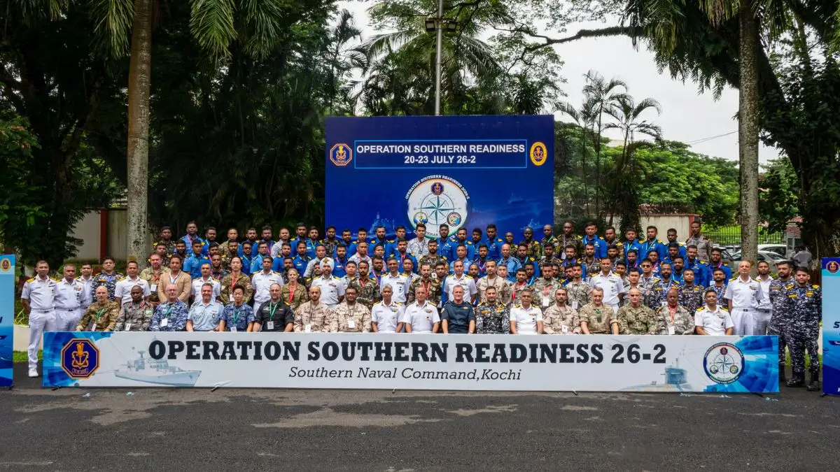 Operation Southern Readiness 26-2 Commences at Southern Naval Command, Kochi