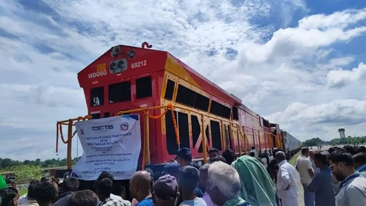 India's First Commercial Freight Train Reaches Nepal Carrying Canola